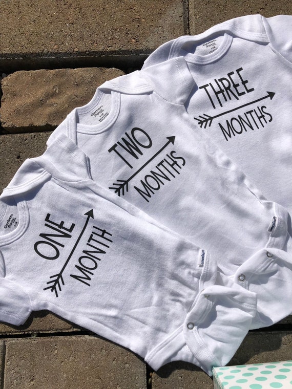 monthly onesies for baby boy