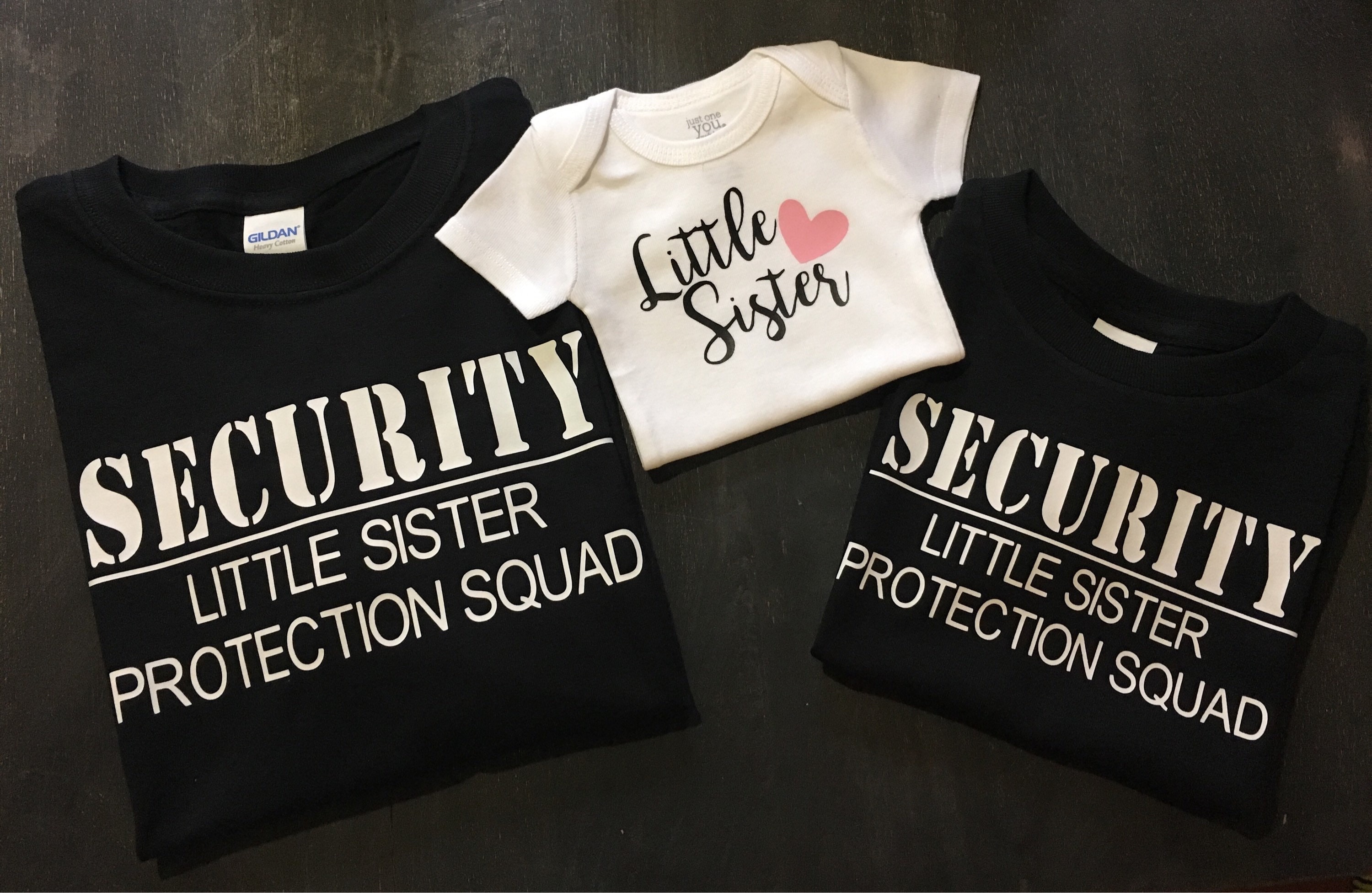 Little sister security shirt Clearance