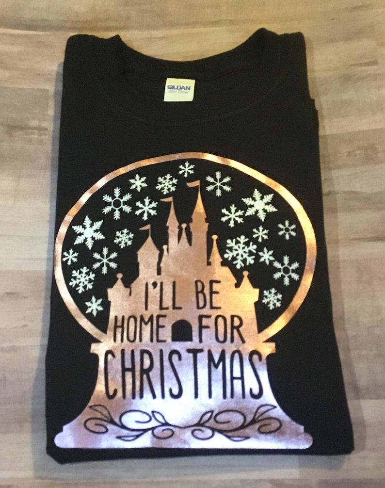 Ill Be Home for Christmas Magic Kingdom Disney Vacation Etsy UK