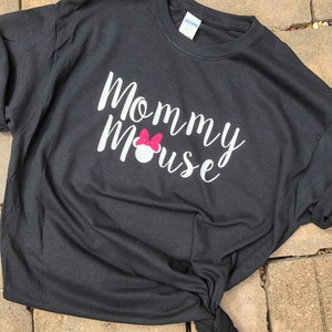 Mommy Mouse iron on, iron on, DIY family shirts, heat transfer vinyl , mommy mouse, vacation shirts, backpack , sweatshirt,t-shirt