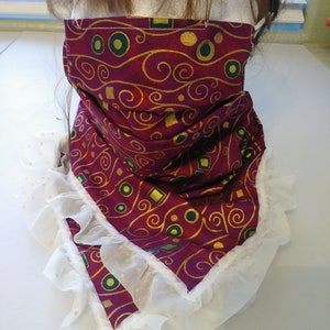 2-in-1 Scarf Face Mask - Arabian Swirl