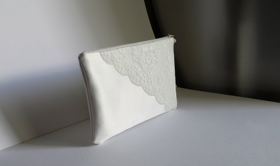 ivory wedding bag