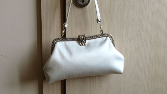 ivory wedding handbag