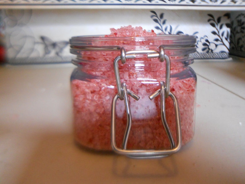 Strawberry Facial Scrub Sugar Scrub Face Scrub skincare toning clarifying healthy glow all natural image 3