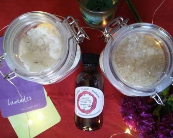 The Peaceful Gift Set |The Lavender Spa Gift Set | Peaceful Bath Set