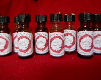 Sabbat Oil set | Anointing oil set | Wiccan Ritual Set | Bath oil set | Holiday oil set | The Wheel of the Year
