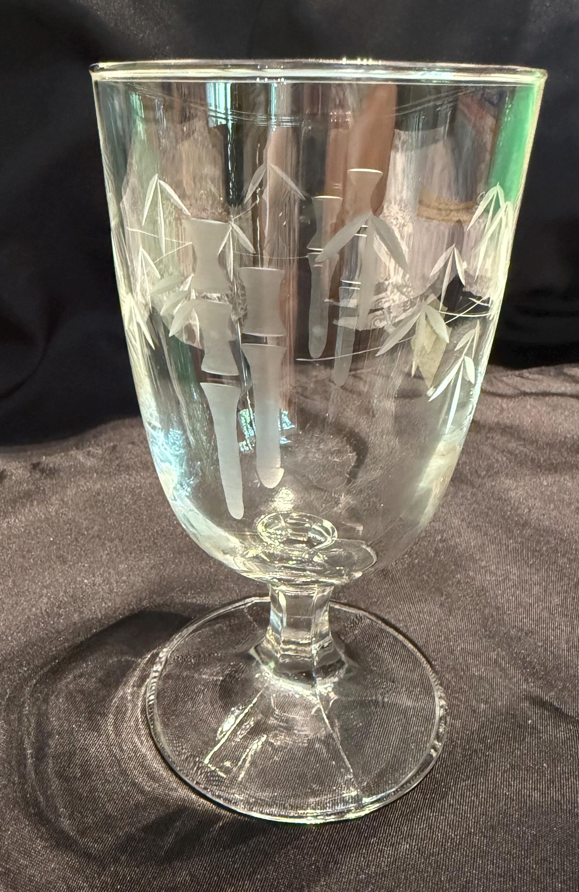 Noritake Sasaki Etched Bamboo Crystal - Etsy