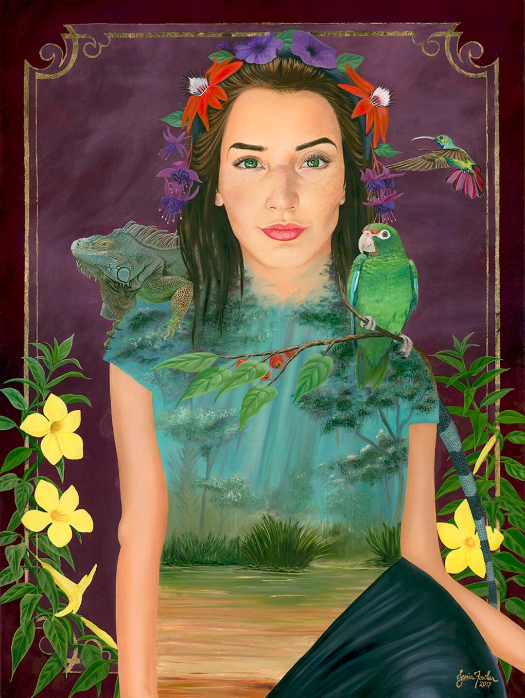 Karen Fine Art Print Etsy