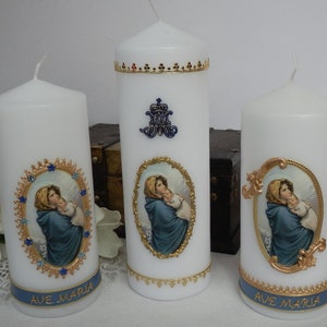 Ave Maria, bougie de Marie pour toute occasion image 3