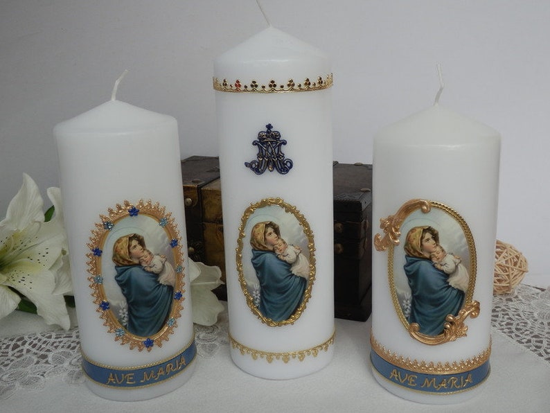 Ave Maria, bougie de Marie pour toute occasion image 3