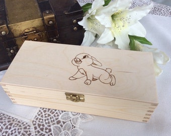 Large wooden box, pen box - also desired motif