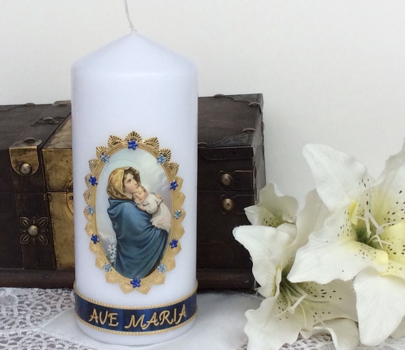 Ave Maria, bougie de Marie pour toute occasion image 1