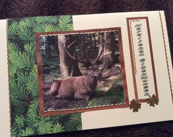 Carte Joyeux Anniversaire Hunter Etsy