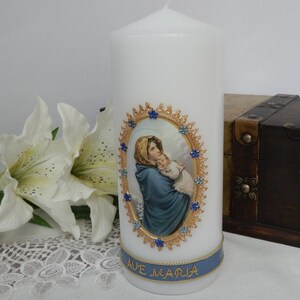 Ave Maria, bougie de Marie pour toute occasion image 2