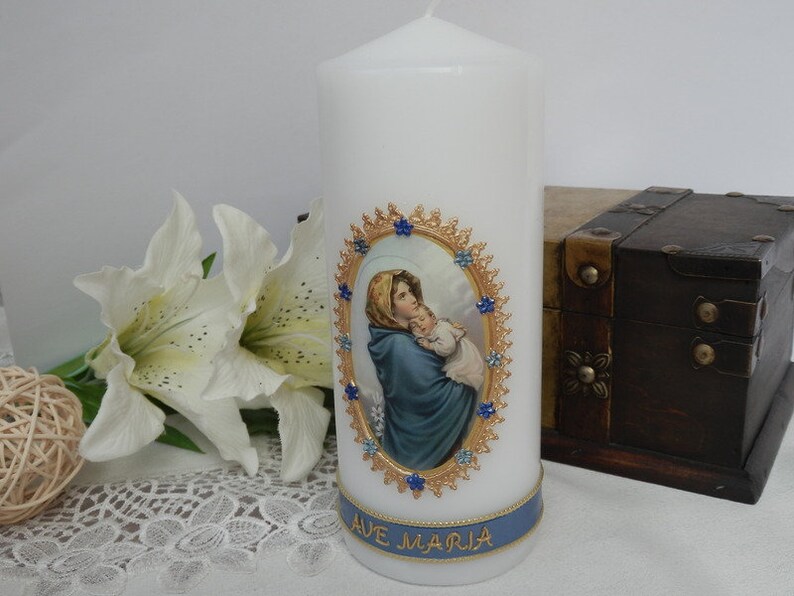 Ave Maria, bougie de Marie pour toute occasion image 2