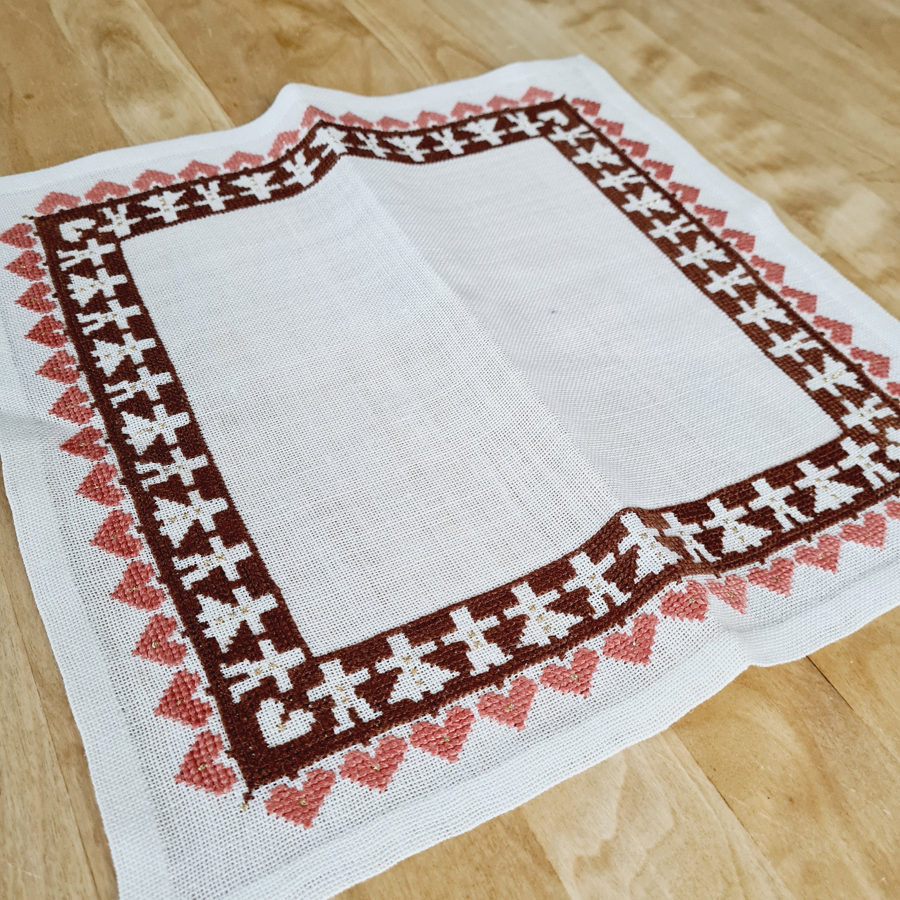 スウェーデン 北欧 クリスマス テーブルクロス ヴィンテージ スウェーデン 北欧 クリスマス テーブルクロス ヴィンテージ 赤