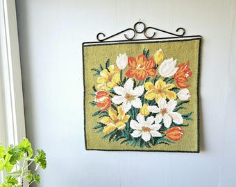クロスステッチの桜刺繍壁掛け - スウェーデン風インテリア - Etsy 日本