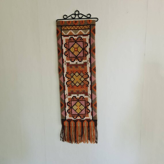 Lovely Cross Stitch Embroidered Wall Hanging / Wall Decor From Etsy