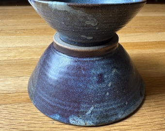 Handmade pottery nesting bowls