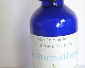 It Stinks in Here air freshener -- Aromatherapy Spray to Neutralize Odors -- Lemon, Lemongrass, Eucalyptus Citriodora, Lavender, Lime