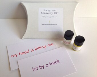 BEST SELLER Hangover Recovery Kit -- Aromatherapy Blends to Help You the Morning After -- Perfect for College Students & Bridal Parties