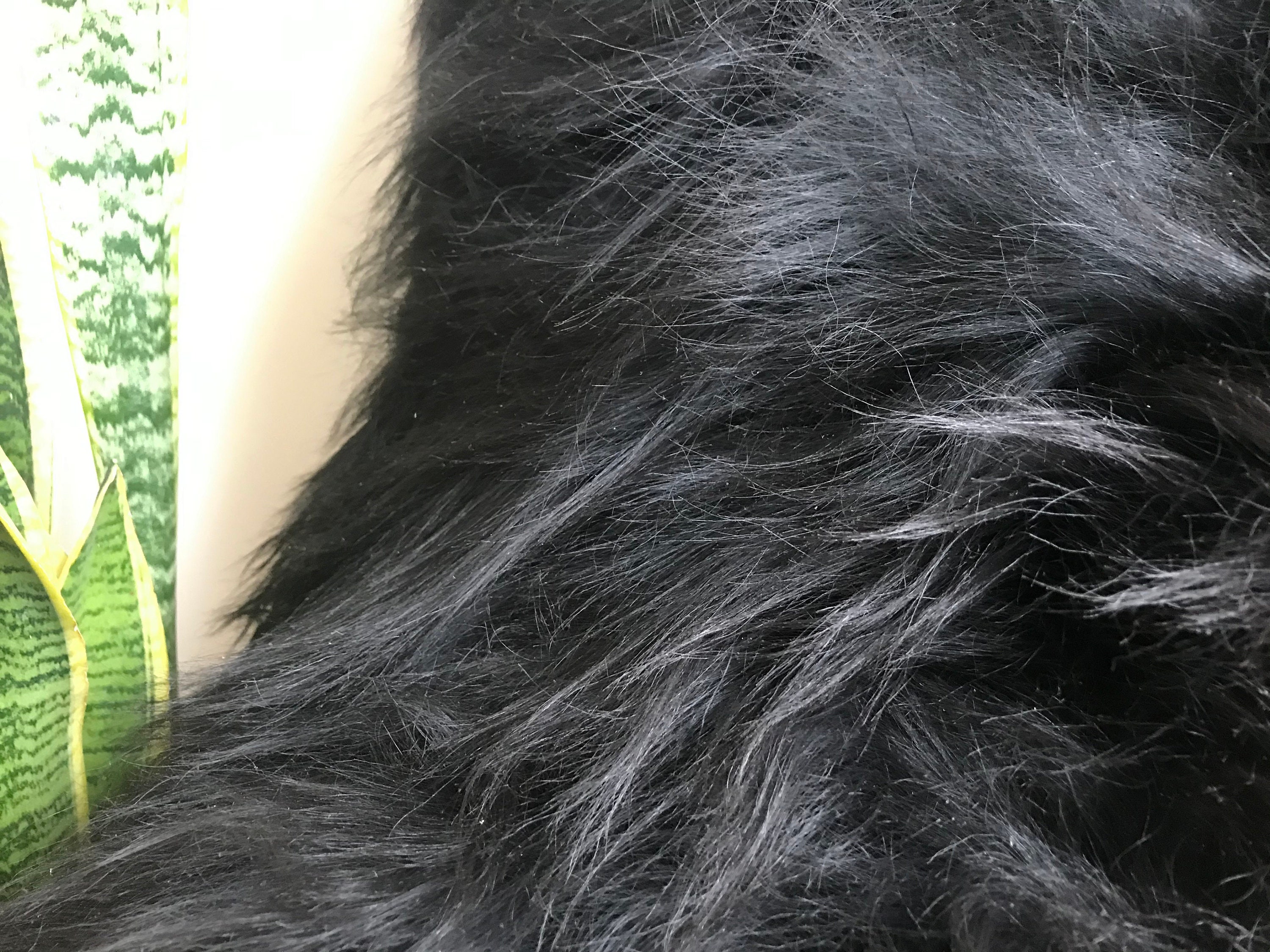 XXL Large Natural Jet Black Colour Genuine Icelandic Sheepskin - Etsy UK