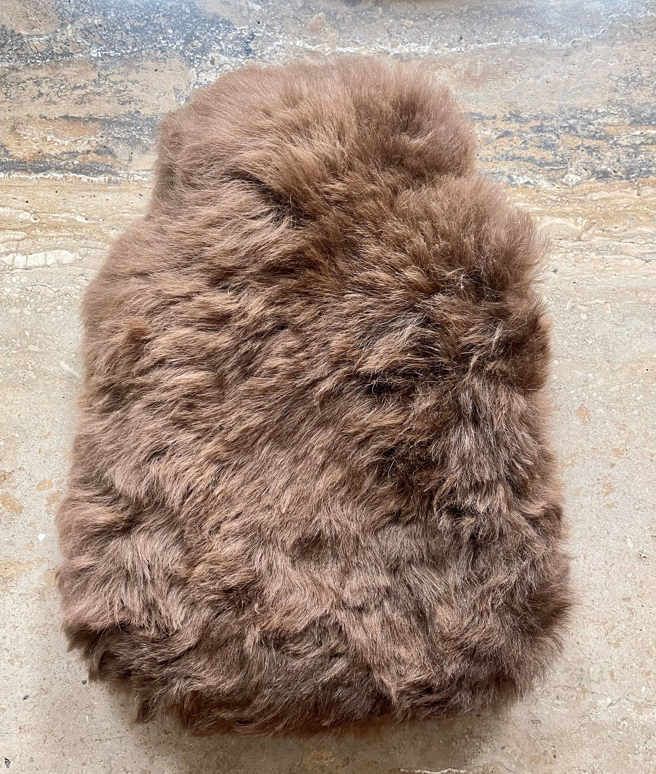 Luxurious Genuine Icelandic Sheepskin Hot Water Bottle Cover 'hottie' Heat  Pad White/ivory, Grey, Baby Pink, Taupe, Brown Fur on Both Sides 