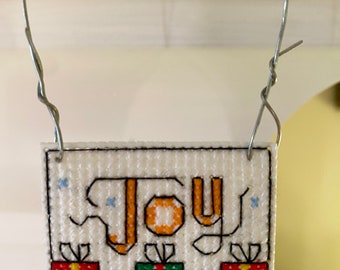 New Joy Christmas Cross Stitch Ornament