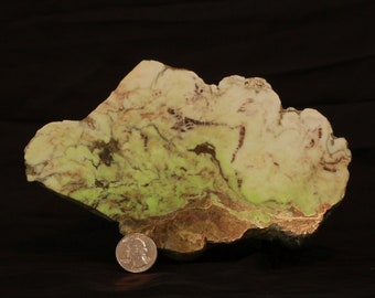 Nickeloan Magnesite, Lemon Chrysoprase, Large Collector Specimen, 625 g