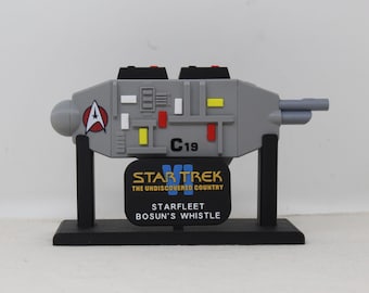 Star Trek VI: The Undiscovered Country Bosun's Boatswain's Whistle Replica Prop Cosplay Fan Art