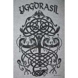 Yggdrasil Norse Tree of Life Viking T-Shirt BL image 1