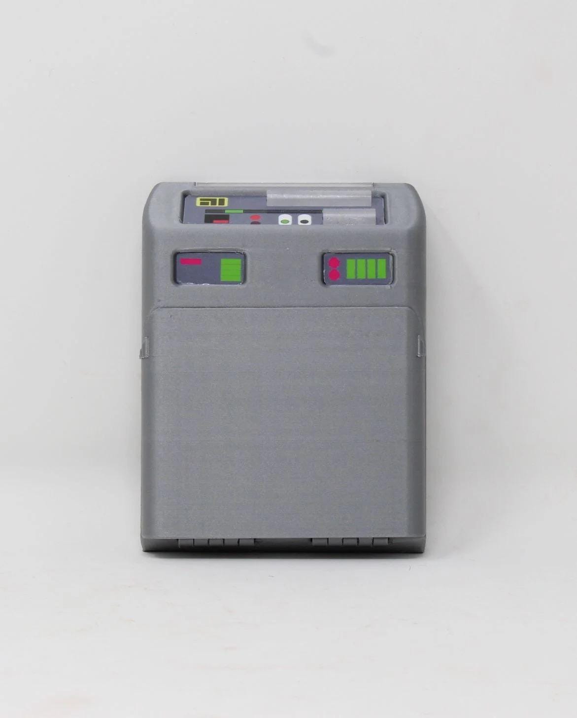 TR-590 Tricorder With Holster and Stand, 3D Printed Prop Replica