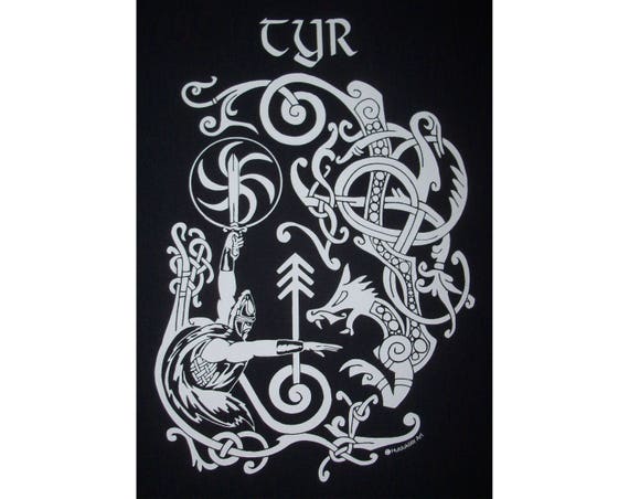 Viking Merch - Tyr is the God of war, he is the bravest of all the Norse  gods. Tyr wants justice and with fair treaties, which makes him a God in law