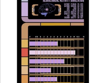 Star Trek TNG Personal Access Display Device Medical (PADD) Cosplay Fan Art Replica Prop
