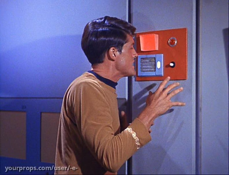 Star Trek the Original Series Wall Communicator Intercom Prop Cosplay ...