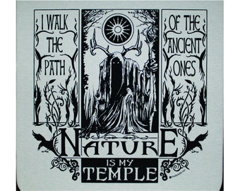 Nature is My Temple Church Pagan Wiccan T-Shirt BL