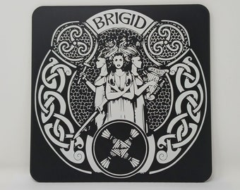 Brigid Brigit Brig 3D Relief Standing or Wall Plaque