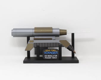 Star Trek Iso Modulator and Phaser Torch Engineering Tools Voyager Replica Prop Cosplay Fan Art