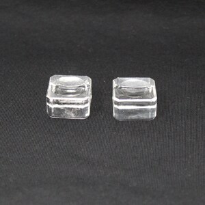 Small Glass Sphere Specimen Display Stand, 2 Pack