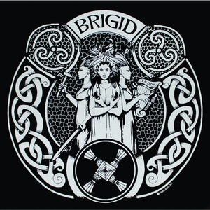 Brigid Brigit Brig Pagan Goddess T-Shirt WH