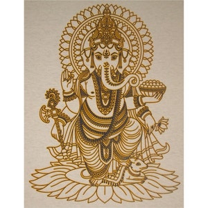 Ganesha Ganapati Buddhist Hindu Crew T-Shirt