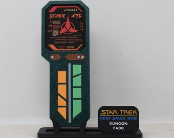 Star Trek Klingon PADD Deep Space Nine or The Next Generation Replica Prop Cosplay Fan Art
