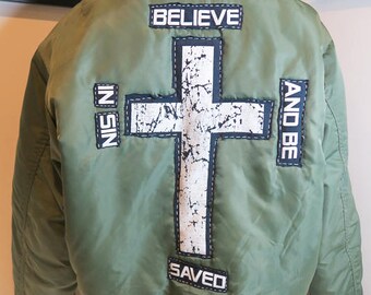 Veste USAF MA-1 Vintage Greenbrier – Noir Imperméable – Fabriquée Aux USA – Neuf Avec étiquettes