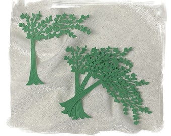 Blowing Trees Die Cuts: Scrapbooking Embellishments