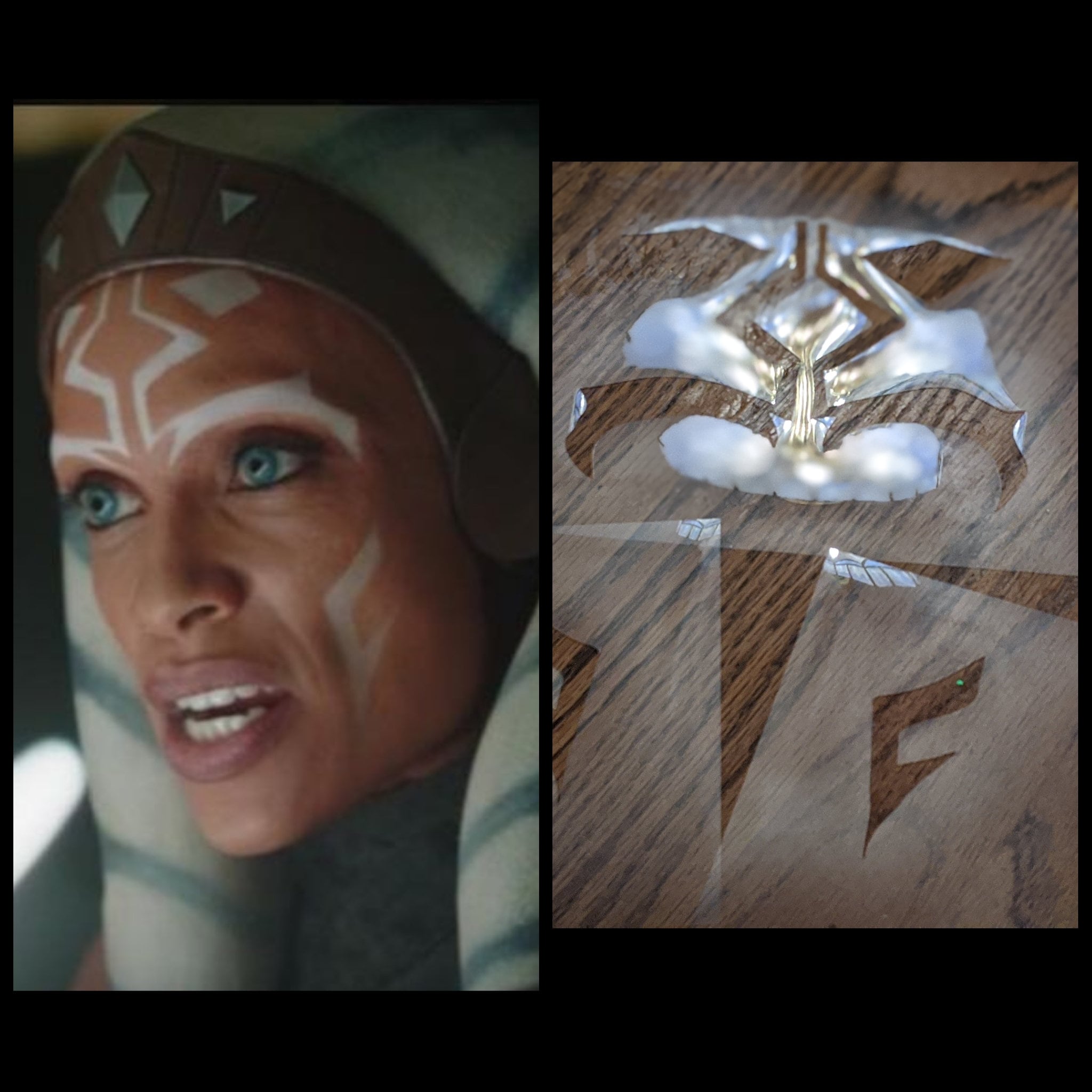 Ahsoka Face Marking Stencils Etsy Canada