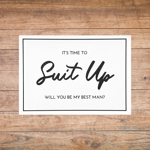 Groomsmen Proposal Printable - Etsy