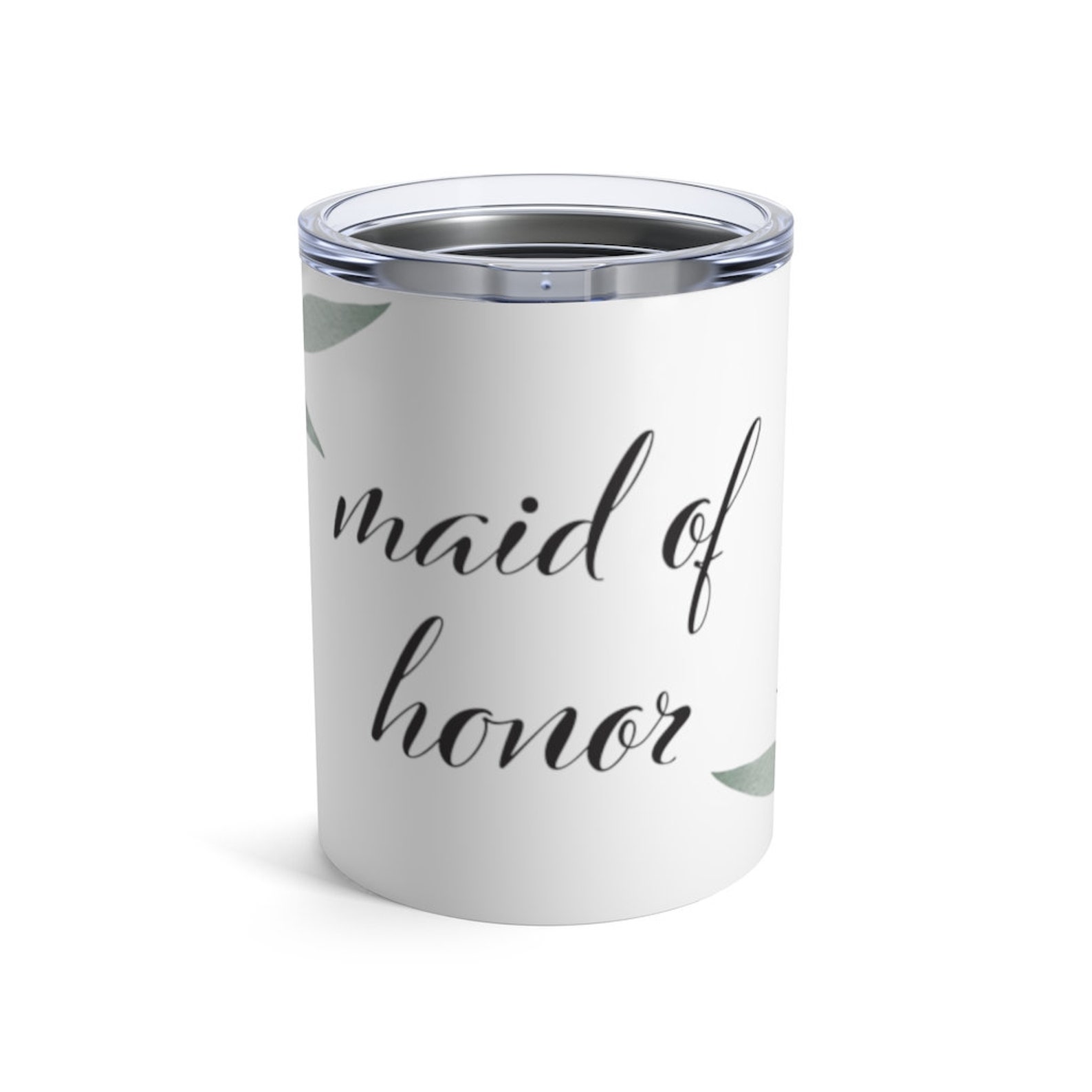 Maid of Honor Tumbler 10oz Bridesmaid Gifts Bridal Party Maid Etsy