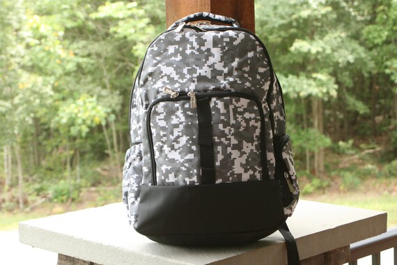 camo school backpack