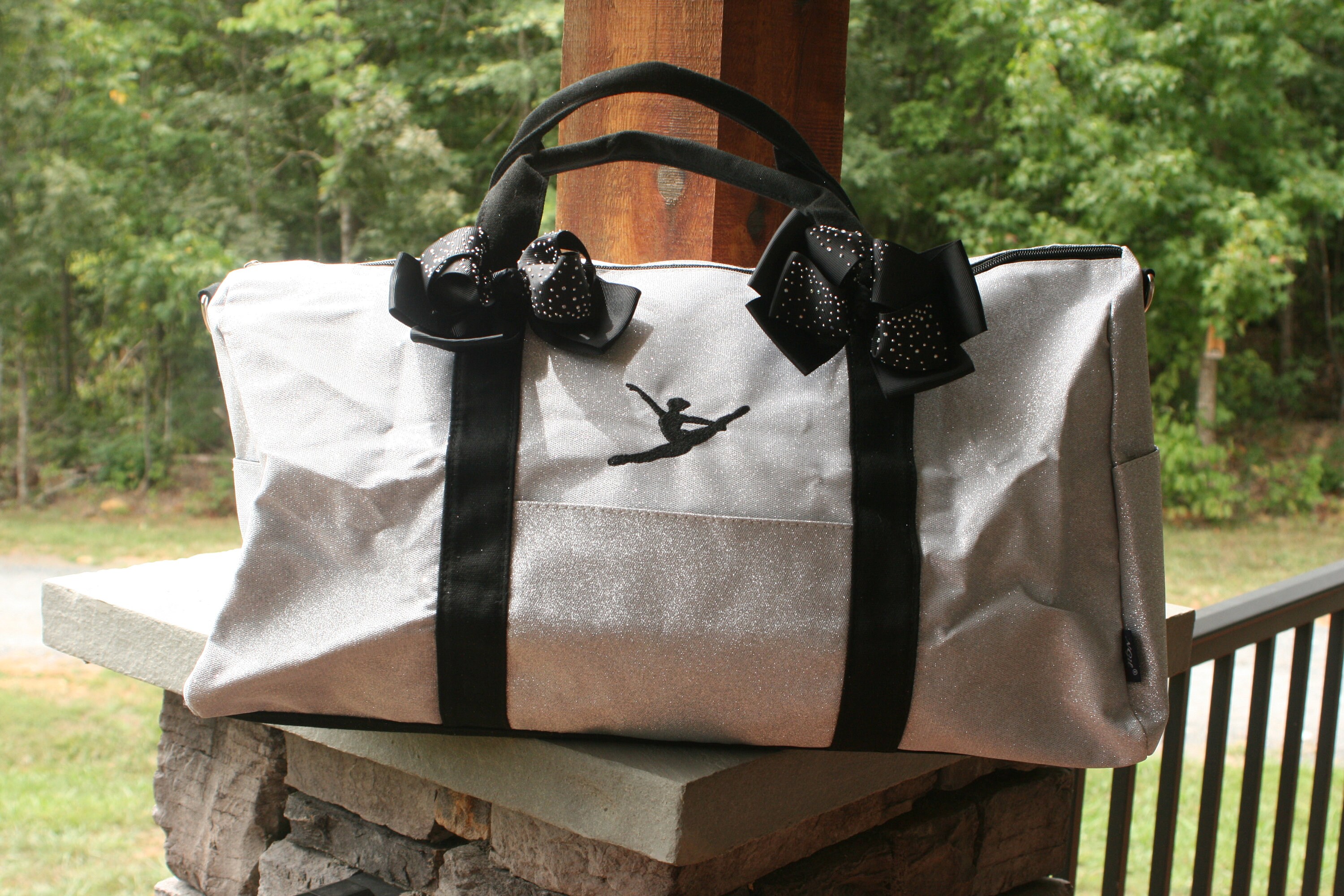 glitter dance bag