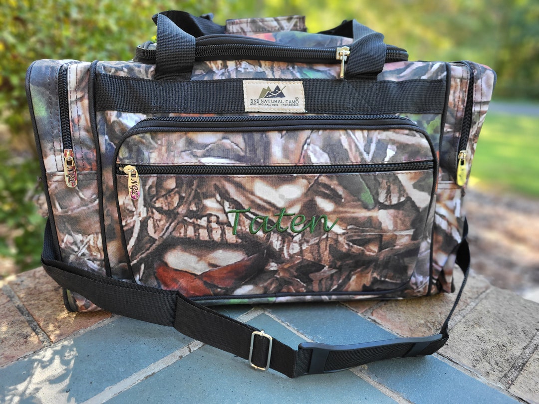 Camo Duffel, Hunting Travel Bag, Gift for Hunter, Camouflage Weekender